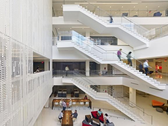 The atrium of the School of Continuing Studies